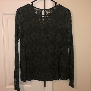 Hollister long sleeve blouse